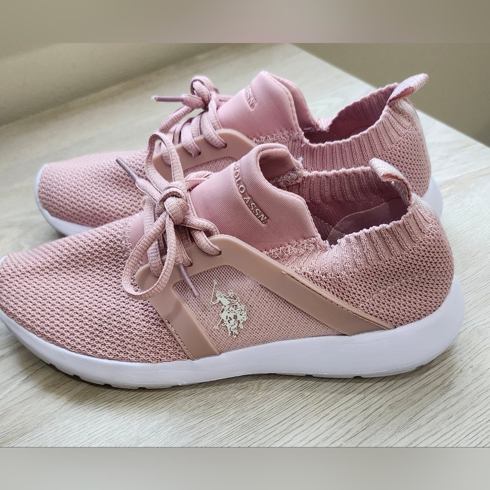 US Polo Pink Mesh Sneakers 7.5 - US Polo Assn